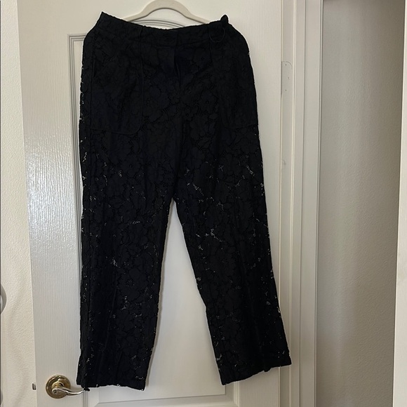 Express Pants - Express Black Lace straight leg Pants